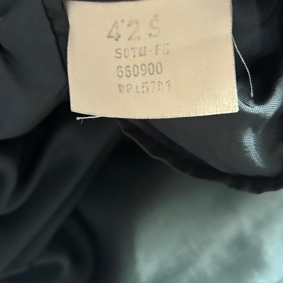 Vintage McGregor 42S Navy Blue Suede Blazer – Classic 2-Button Retro Style! - Picture 7 of 10